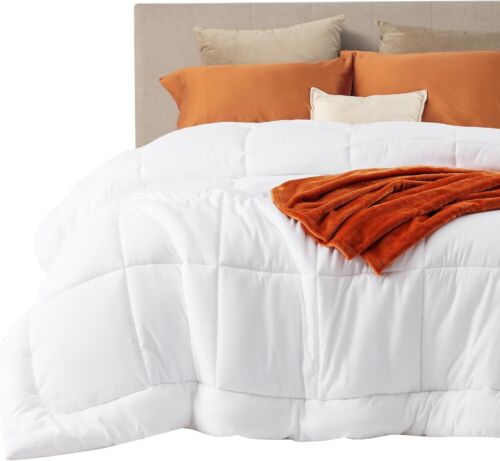 Comforter Duvet Insert - Quilted Comforters King Size, All Season Duvet
