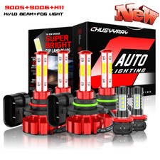 For Honda Civic 2006-2012 2013 2014 2015 Led Headlight High Low Fog Lights Bulbs