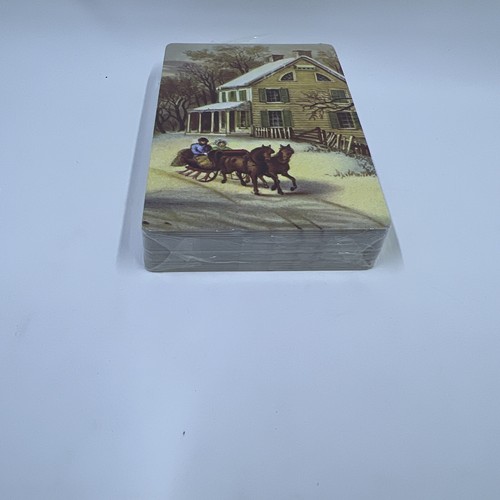 Vintage Trump Winter Scene Playing Cards - New Unopened Deck - Picture 5 of 11