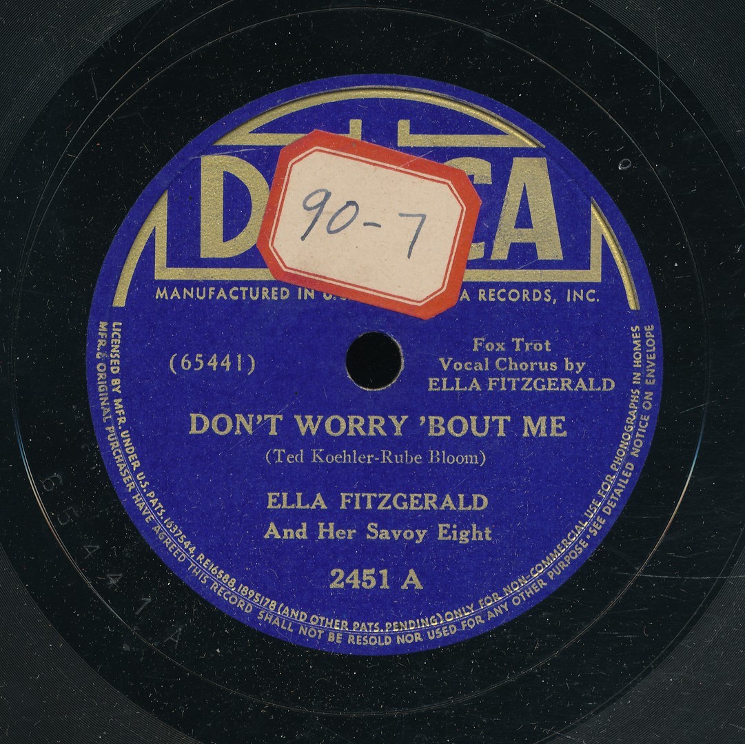 15pc78 -Jazz--Decca 2451-Ella Fitzgerald and her Savoy Eight | eBay