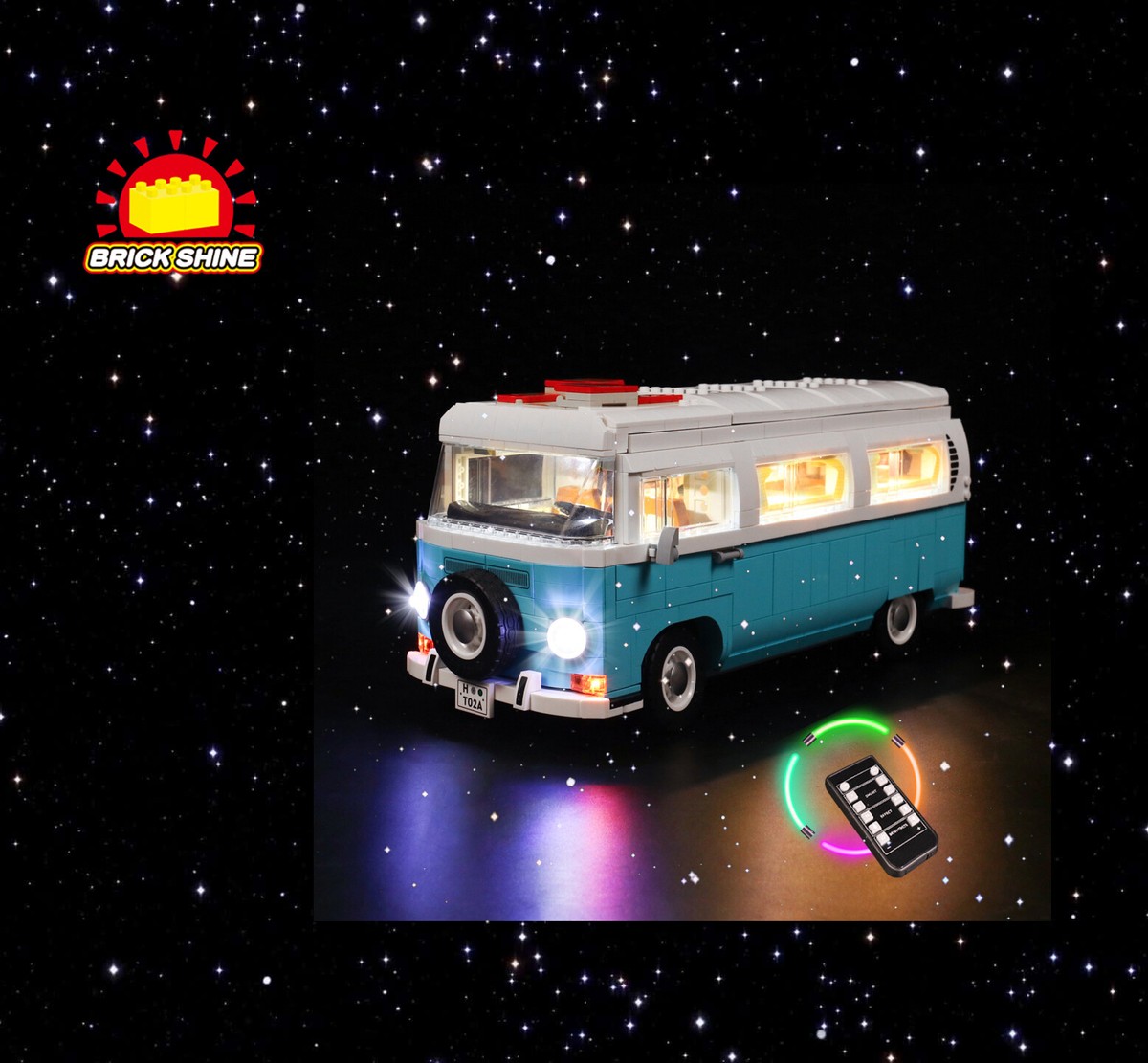 Brick Shine-GC Light Kit for Lego Volkswagen T2 Camper Van 10279
