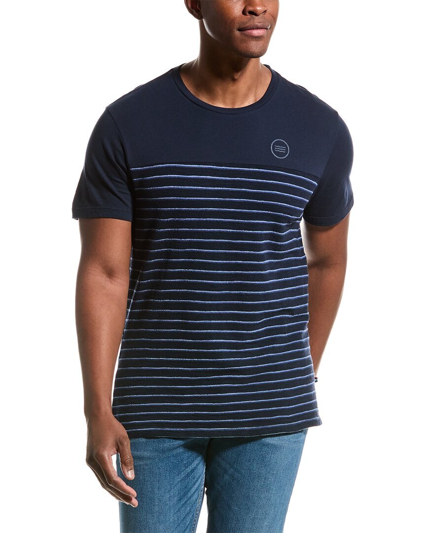 Мужская футболка Sol Angeles Capri в полоску Yolk Crew T-Shirt