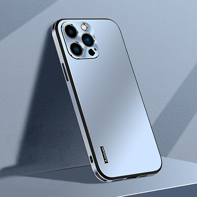 For iPhone 14 17 Pro Max 13 12 11 Luxury Shockproof Metal Camera Protection Case