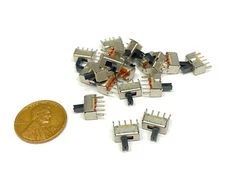 18 pieces SS12D07 3pin Mini micro small tiny Slide Switch PCB on off 1P2T B10