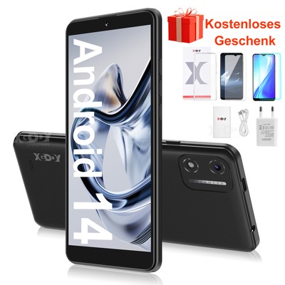 2025 Neu Smartphone 4G Android 14 2SIM 4+16GB Handy Ohne Vertrage 8Core 5,5'' IPS
