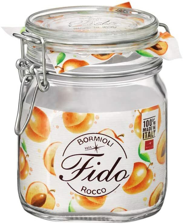 BORMIOLI ROCCO VASO FIDO CONSERVE ERMETICO LT 0,75 IN VETRO GUARNIZIONE INCLUSA