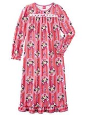 Disney Minnie Mouse Pink Heart Pajama Sleep Dress Sleep Shirt PJs Jammies