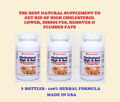 CHOLESTEROL BAD REMOVER & FLUSHER - KEEP SUGAR LEVELS LOWER 540 softgels