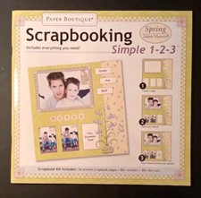 SPRING Scrapbook Kit - Paper Boutique Debbie Mumm Simple  NEW