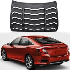 Rear Window Louver Windshield Sun Shade Cover For Honda Civic Sedan 2016-2021