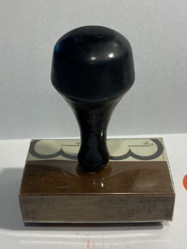 Vtg Rare Southwest Airlines Houston Flight Date Rubber Stamp Heart Design - Picture 7 of 9
