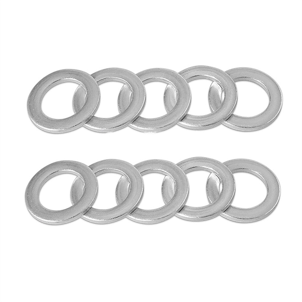 10Pcs Oil Drain Plug Crush Washers 14mm For Honda Civic Accord CRV