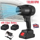 Powerful Mini Jet Blower 130,000 RPM For Cleaning Car W/ 1/2xBattery& Charger