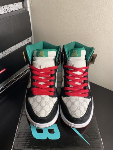 Size 6 - Nike Black Sheep x Dunk SB High Paid In Full - Picture 2 of 6