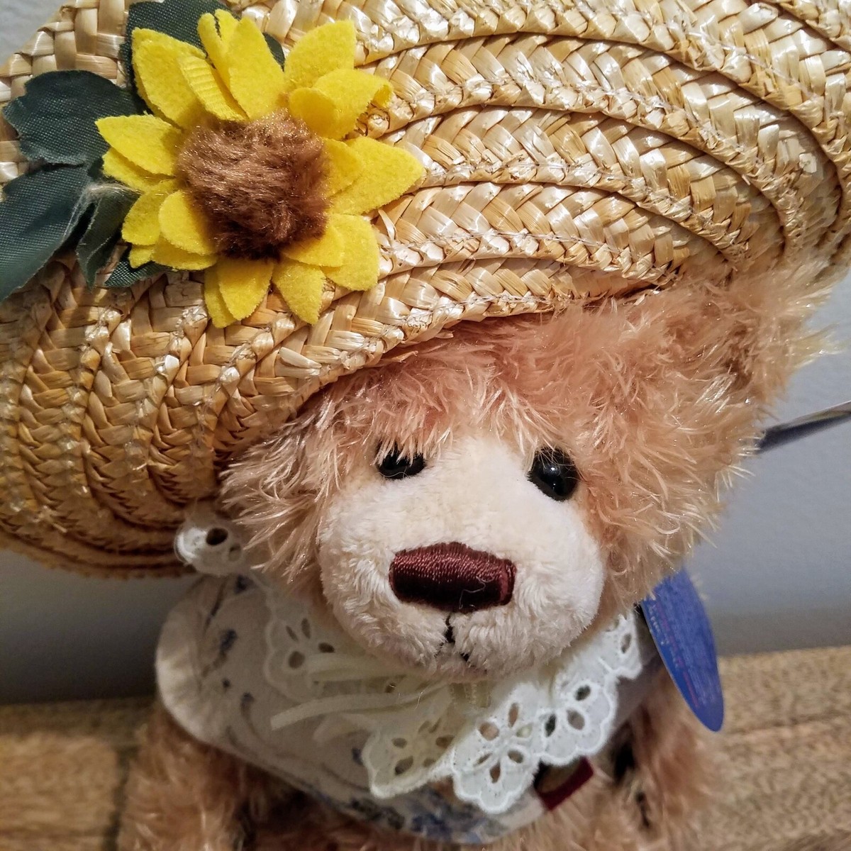 Cathy Bear of Love Plush Brass Button Bears Collectible Pickford Cathy Bear of Love Plush Brass Button Bears Collectible Pickford