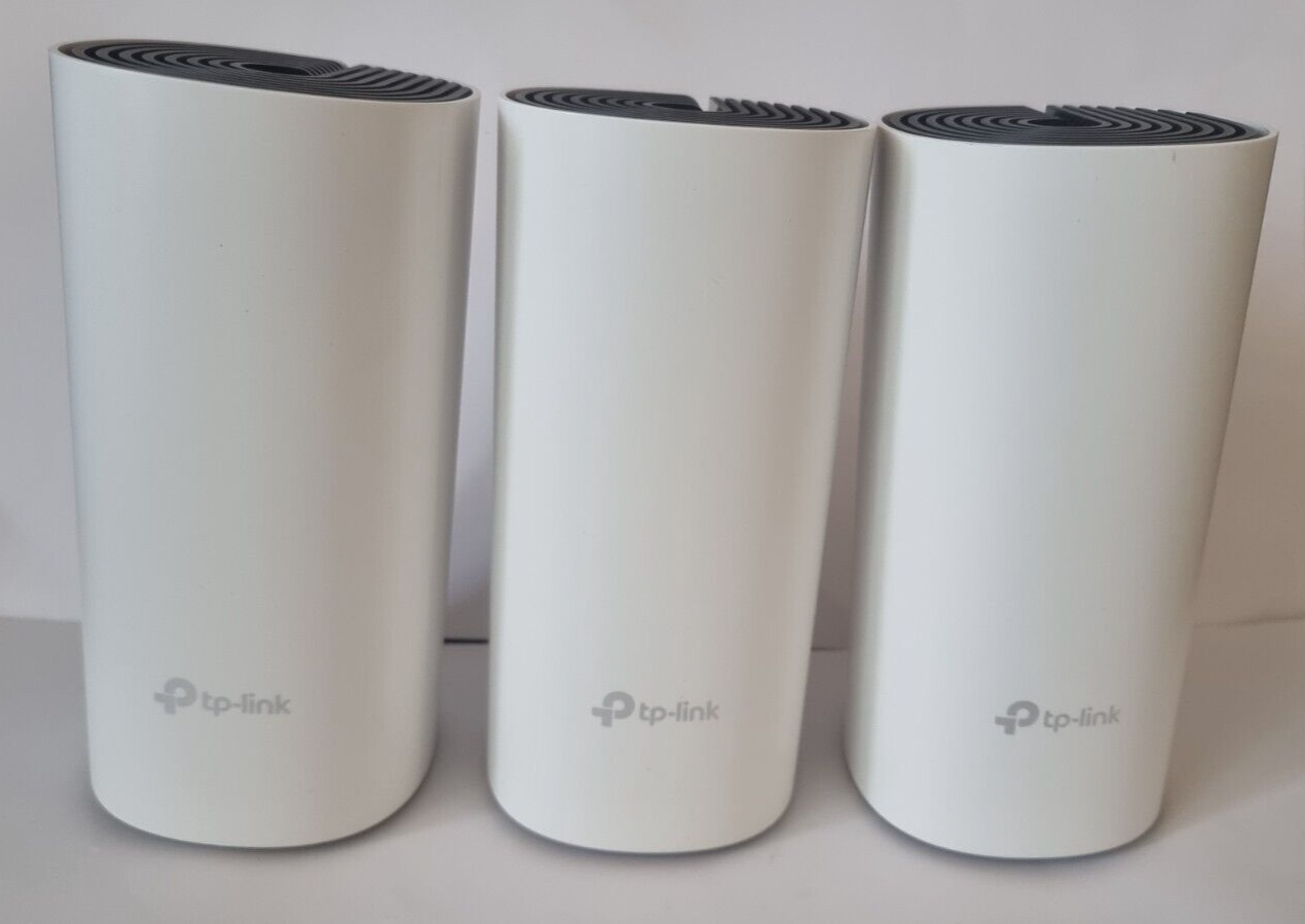 New TP-LINK Deco M4 Whole Home Mesh WiFi System (3-pack) AC1200 (E10021796)  840030700132