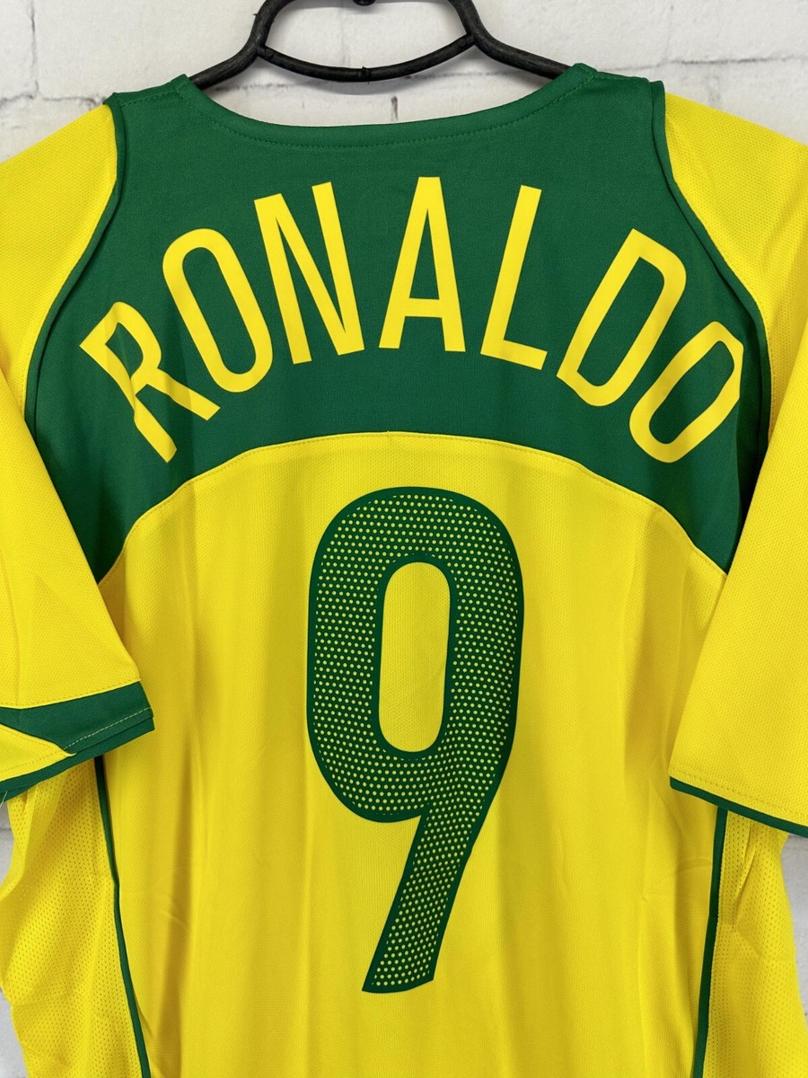 BRAZIL TEAM #9 RONALDO 2004 2006 VINTAGE RETRO FOOTBALL
