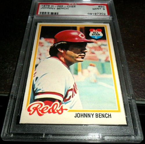 1978 O Pee Chee Johnny Bench #50 card