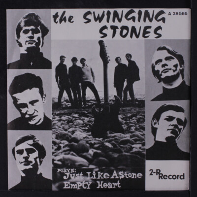 SWINGING STONES: just like a stone / empty heart 2-R Record 7
