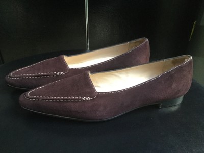 plum loafers