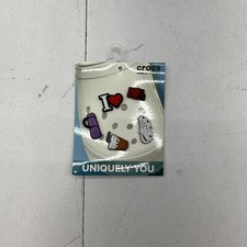 Crocs Heart 5 Pack Shoe Charms NEW