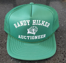 Vintage Snapback Foam Mesh Trucker hat Auctioneer Extraordinaire Randy Hilker PA