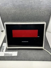 Vintage Digital Mid Century Micronta Wall Desk Mantle Clock 70s 80s Modern Decor