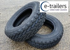 PAIR 185 70 R13 GT SAVERO 106/104 TRAILER TYRE HEAVY DUTY 950Kg Ifor Williams