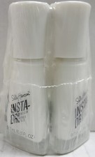 2pk New Sally Hansen Insta-Dri Nail Polish 0.31oz 113 White On Time