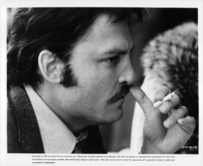 Stacy Keach with cigarette in Gravy Train 1974 Historic Old Photo