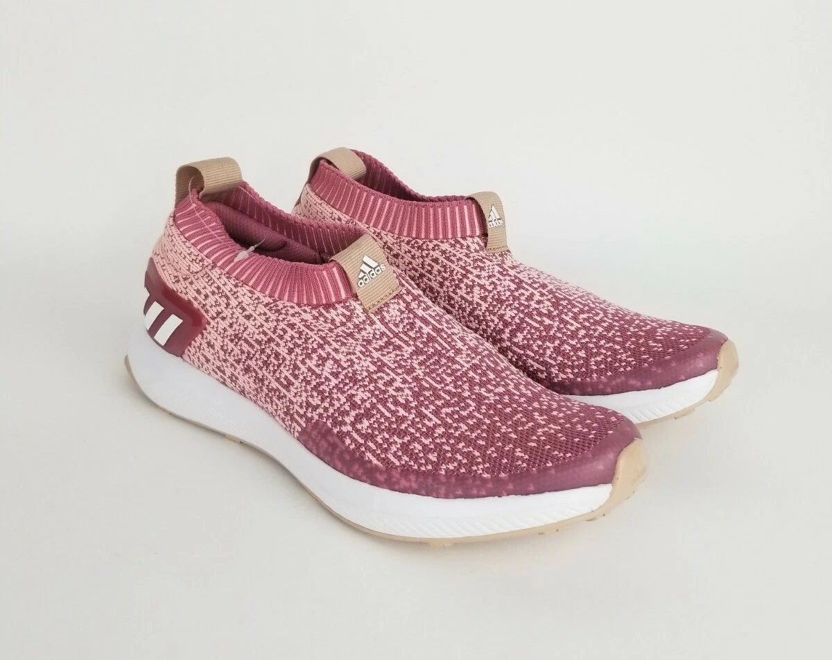 Adidas Womens Cloudfoam Running Shoes Size 5.5 Fitfoam Burgundy