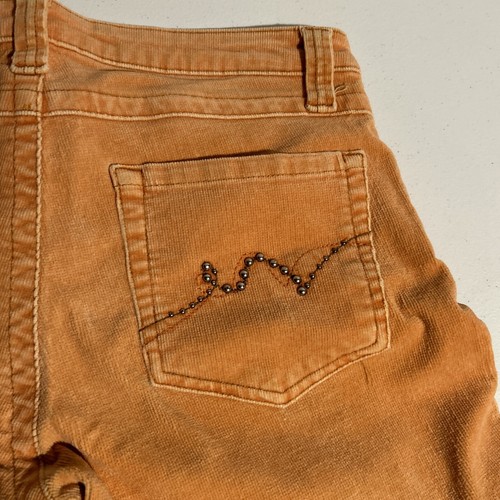 Vintage LEI life energy intelligence orange Boot Cut Low Rise corduroys Y2K - Picture 12 of 20