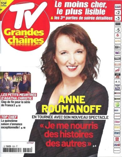 TV GRANDES CHAINES n 520 ANNE ROUMANOFF FREDERIC FRANCOIS ESSAIDI DION KOLINKA - Picture 1 of 1
