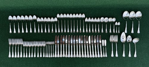 Patrick Henry Stainless Oneida Community Betty Crocker Fork Spoon Knife 79 Pcs