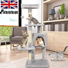 Large Cat Tree Scratching Post Kitten Condo Play Climbling Tower Activity Centre