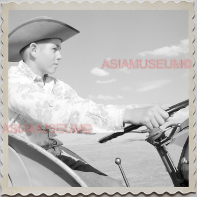 50s AUGUSTA KRONE RANCH COWBOY TRACTOR FARM VINTAGE OLD USA AMERICA Photo 12179