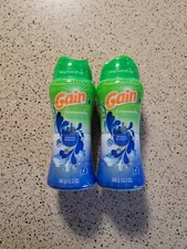 2 Gain Blissful Breeze Fireworks In Wash Scent Booster Beads 12.2 Oz Ea HTF