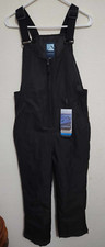 Iceburg Outerwear Youth Size 7/8 Black Snowpants Overall Zippered Pockets