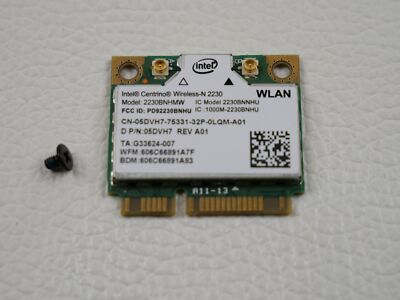 Intel 2230BNHMW PCIE WLAN Wifi Modul Module aus Alienware M17X R4 05DVH7