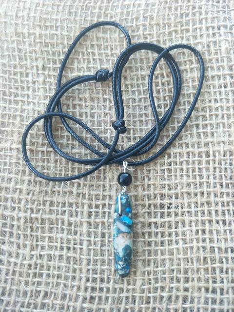 Jasper Choker Necklace on Leather Adjustable Cord Multicolor Natural Crystal Jasper Choker Necklace on Leather Adjustable Cord Multicolor Natural Crystal