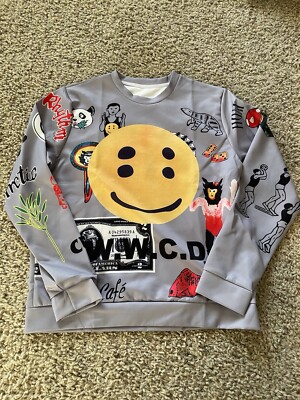 New! CPFM x Human Made, W.W.C.D Archive Crewneck Sweater, Size L/XL