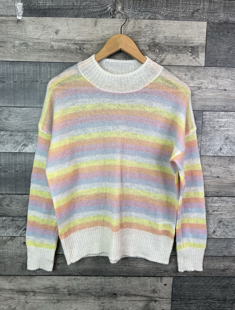 Oliver Bonas Rainbow Knitted Jumper Oliver Bonas Womens Jumper UK