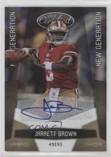 2010 Certified Mirror Gold Signatures /25 Jarrett Brown #216 Rookie Auto RC
