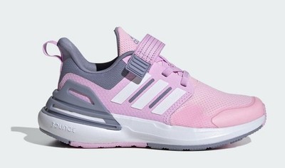 [ID3382] YOUTH ADIDAS RAPIDASPORT BOUNCE TOP STRAP 'CLEAR PINK CLOUD WHITE BLISS