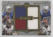 2012 Topps Supreme Rookie Quad Combo Relics 22/24 Andrew Luck Coby Fleener 0af