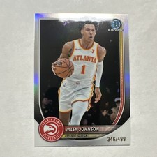Jalen Johnson Basketball Trading Card /499