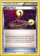Pokemon TCG Escape Rope 120/135 Plasma Storm LP on eBay