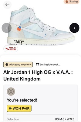 Nike Off-White x Air Jordan 1 HIGH Virgil Abloh Size 7 UK *IN HAND