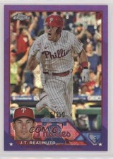 2023 Topps Chrome Logofractor Edition Purple Refractor /250 JT Realmuto #30 1g5d