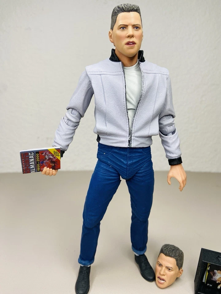 Neca Regreso al Futuro ALMANAQUE DEPORTIVO Biff Tannen Suelto Foto 2 de 4